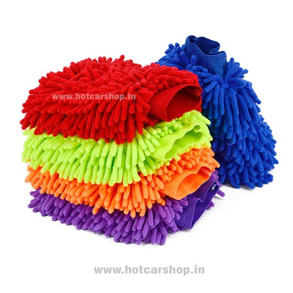 Microfiber Hand Glove Duster for Car Cleaning (3 Pieces)