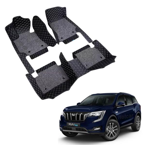 Mahindra XUV 700 (5 Seater)  Premium 7D Floor Mats - 4 Colour Options