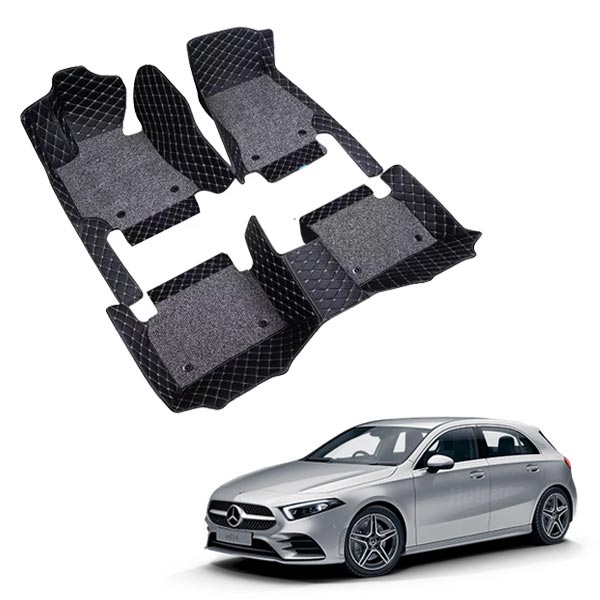 Mercedes Benz A-180 (2016 Onwards) Premium 7D Floor Mats - 4 Colour Options