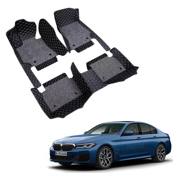 BMW 5 Series (2011-2016) Premium 7D Floor Mats - 4 Colour Options