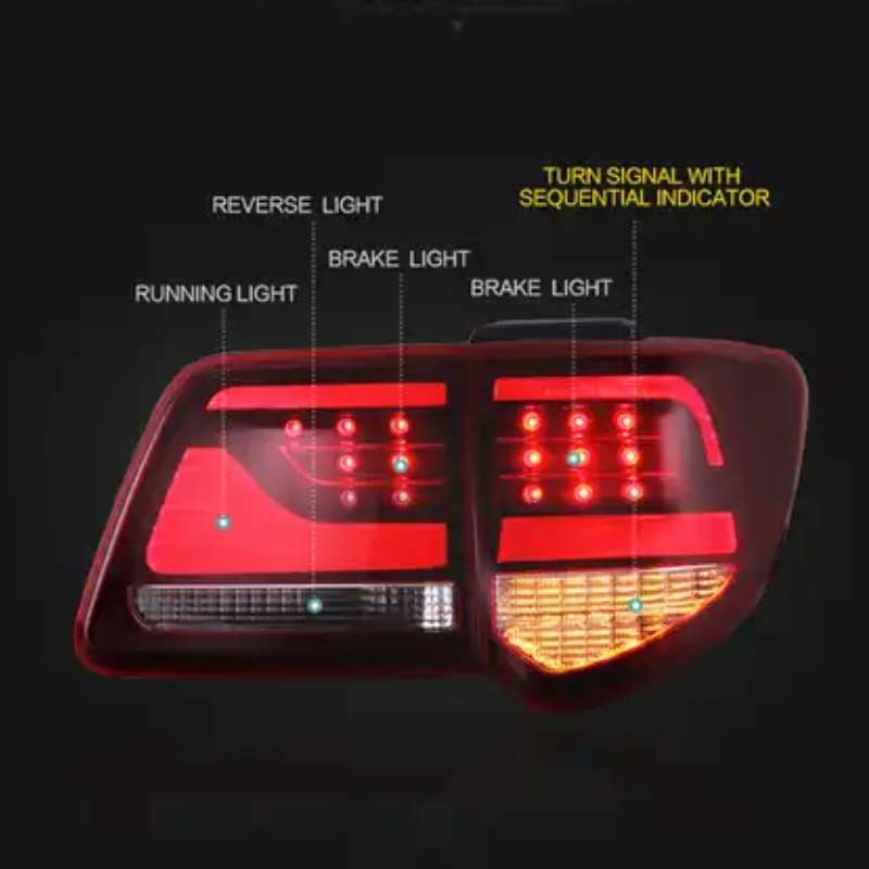 Toyota Fortuner (2012 to 2016) LC Style LED Tail Lights