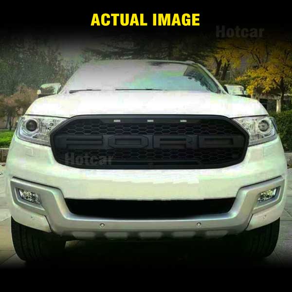 Ford Endeavour (2016-2018) - Sporty Hybrid Grille with 3 LED Bulbs
