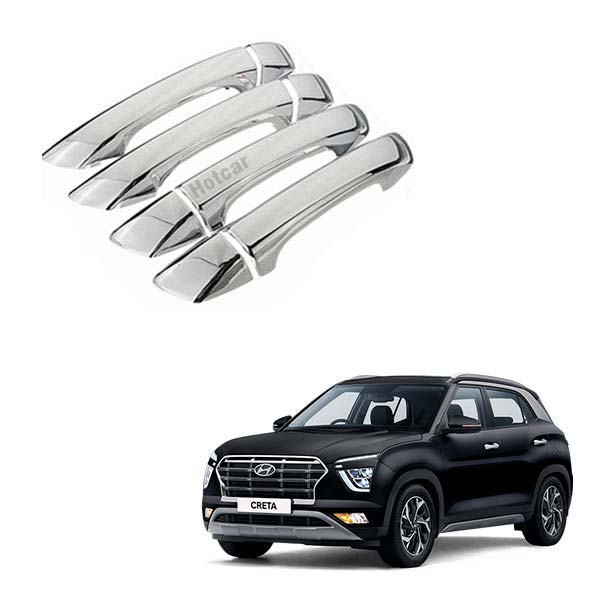 Hyundai Creta (2020 to 2023) Chrome Handle Covers - Set of 4 Pieces