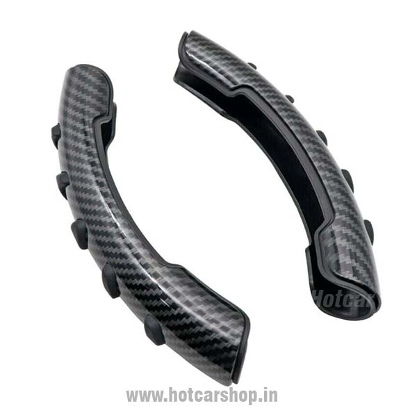 Anti Skid Carbon Texture Steering Grips (Imported Quality)