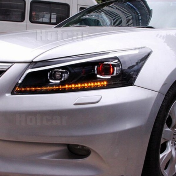 thumbnail image 2 of Speed Daddy OE Style Left Side Headlight For 2016-2017 Honda Accord Sedan - LED DRL Projector - Halogen Bulbs 2 of 4