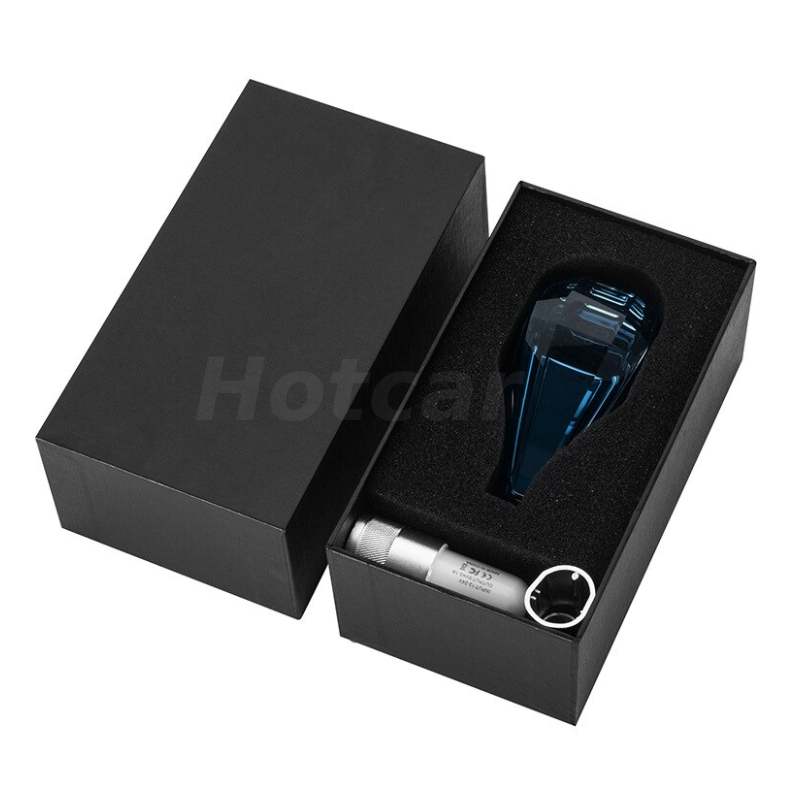 Crystal LED Gear Knob with Logos for Toyota, Honda, Hyundai, Suzuki, Volkswagen, Tata and Mahindra