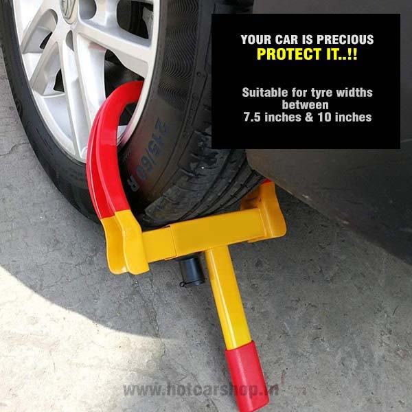 Anti Theft Tyre Lock Clamp - Universal Type