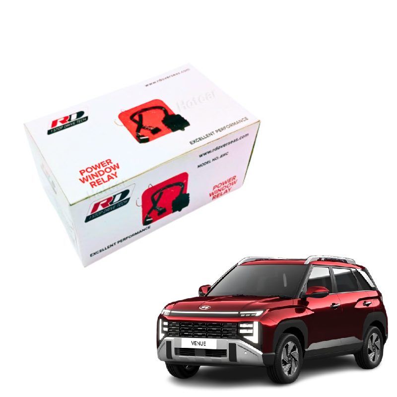 Hyundai Venue (2025 Onwards) Automatic Power Windows Roll Up Relay Kit (RD)