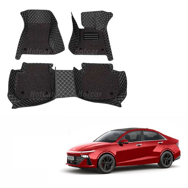 Hyundai Verna 2023 Luxury Quality 7D Floor Mats