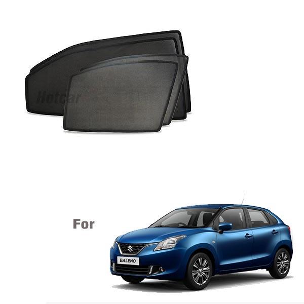 Maruti Baleno (2015 to 2021) Half Cut Z Black Sunshades
