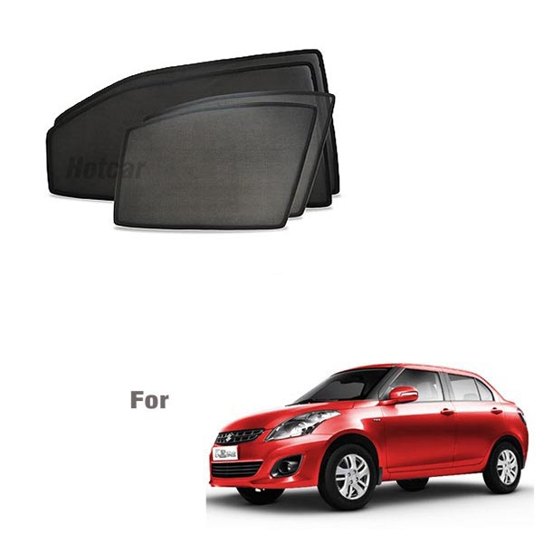 Maruti Dzire (2011 to 2016) Half Cut Z Black Sunshades