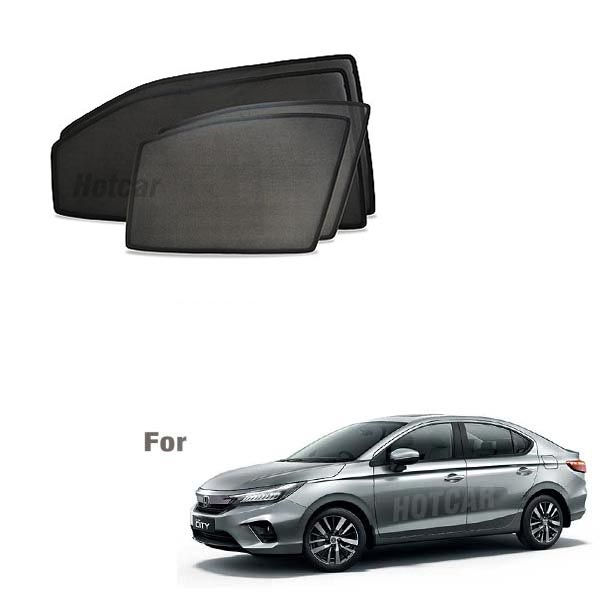 Honda City (2020 Onwards) Half Cut Z Black Sunshades