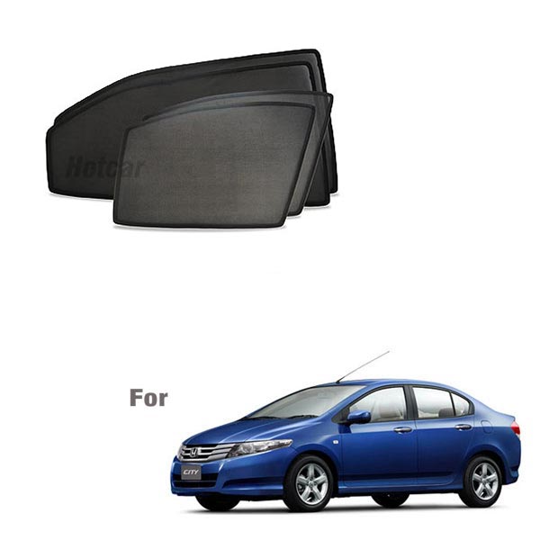 Honda City (2008-2013) Half Cut Z Black Sunshades