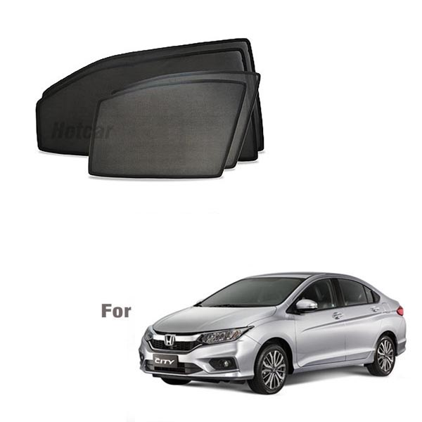 Honda City (2014-2019) Half Cut Z Black Sunshades