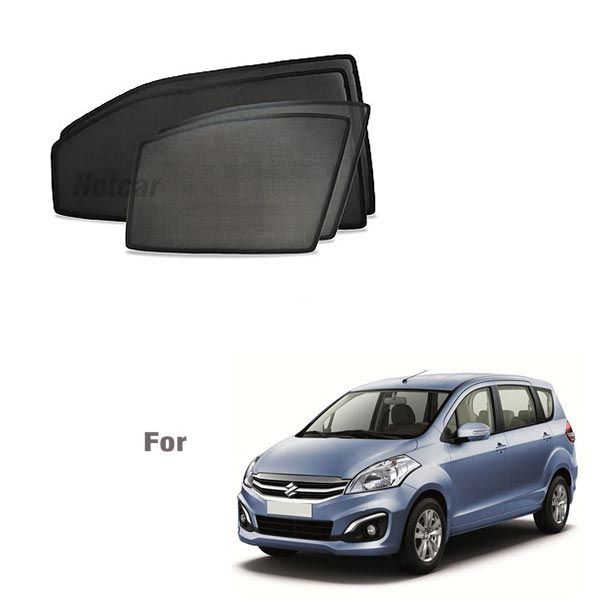 Maruti Ertiga (Old) Half Cut Z Black Sunshades (Set of 6 Pieces)