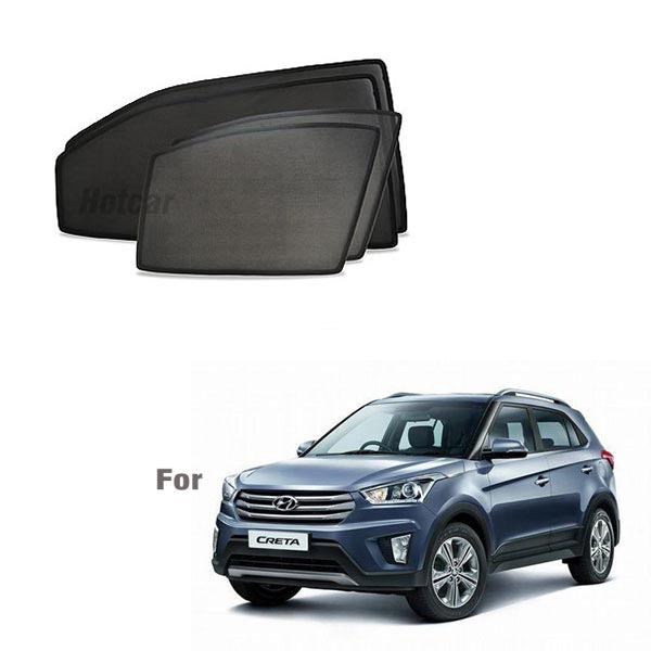 Hyundai Creta (2015 to 2019) Half Cut Z Black Sunshades