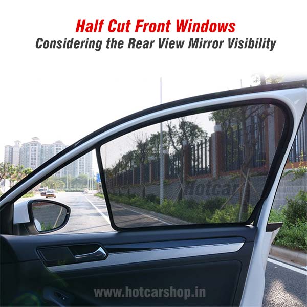 Hyundai Venue Half Cut Z Black Sunshades