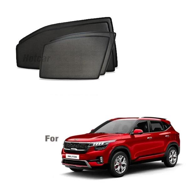 Kia Seltos Half Cut Z Black Sunshades