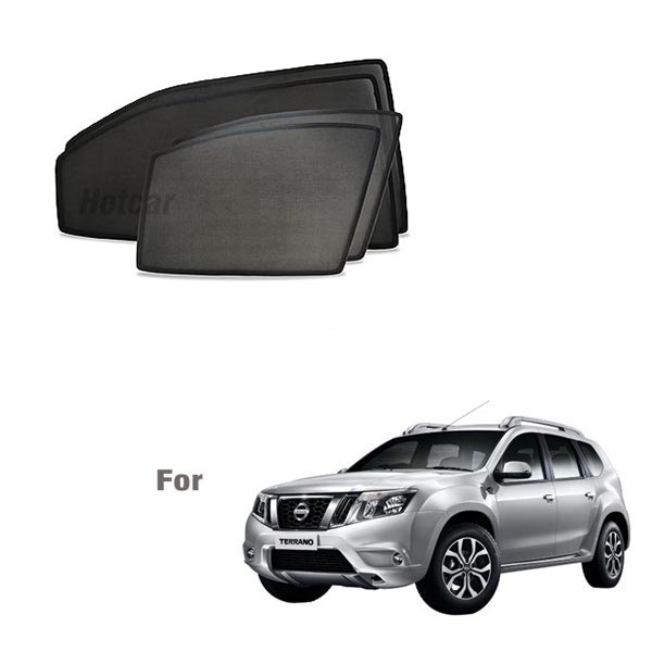 Nissan Terrano Half Cut Z Black Sunshades (Set of 6 Pieces)