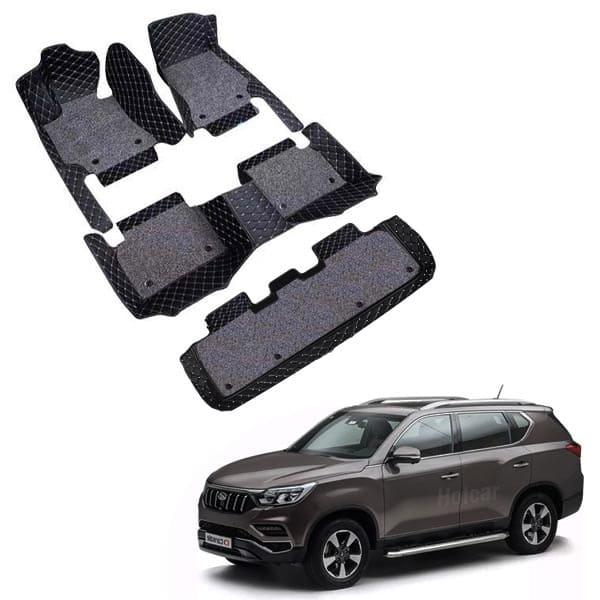 Mahindra Alturas Premium 7D Floor Mats - 4 Colour Options