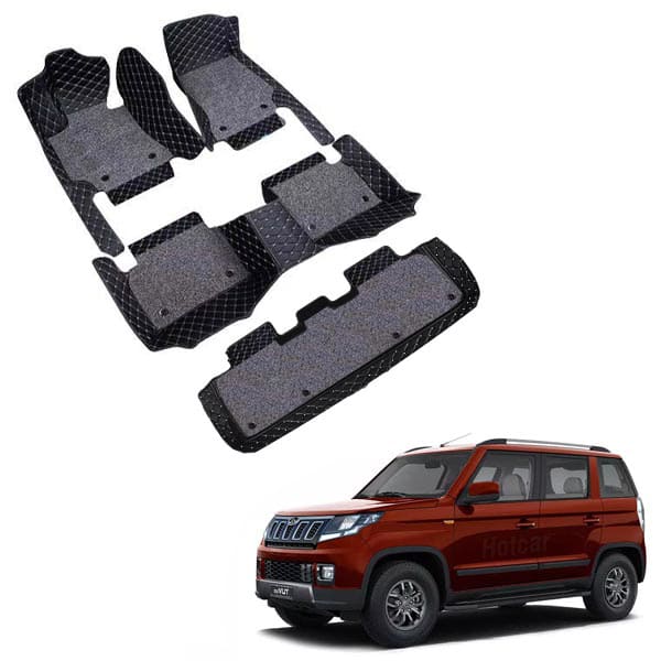 Mahindra TUV300 (Bolero Neo) Premium 7D Floor Mats - 4 Colour Options