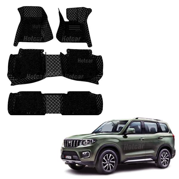 Mahindra New Scorpio N 2022 Luxury Quality 7D Floor Mats