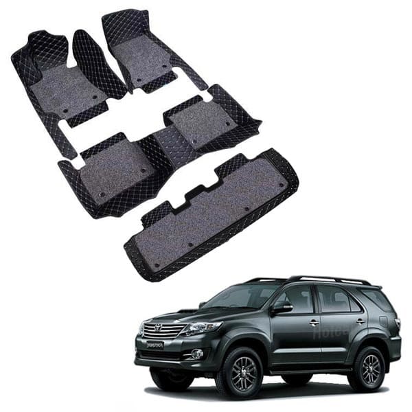 Toyota Fortuner (2009-2016) Premium 7D Floor Mats - 4 Colour Options