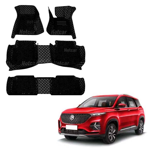 MG Hector Plus Luxury Quality 7D Floor Mats
