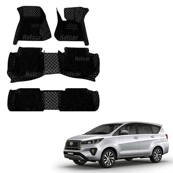 Toyota Crysta Luxury Quality 7D Floor Mats