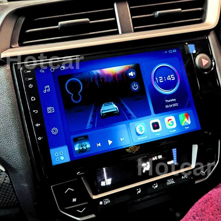 Hotcar - Honda Amaze (2016-18) 9 Inch Android Stereo (2GB/32GB) - With LED Rear View Camera - 1 Year Warranty