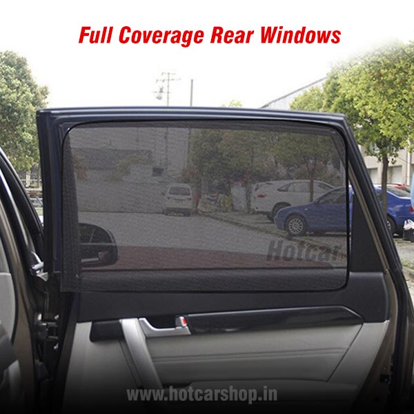 Maruti Brezza (2022 Onwards) Half Cut Z Black Sunshades (Set of 6 Pieces)