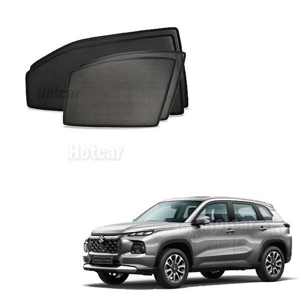 Maruti Grand Vitara Half Cut Z Black Sunshades (Set of 6 Pieces)
