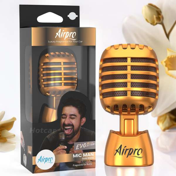 Airpro Mic Man Car Perfume (Gold Bliss)