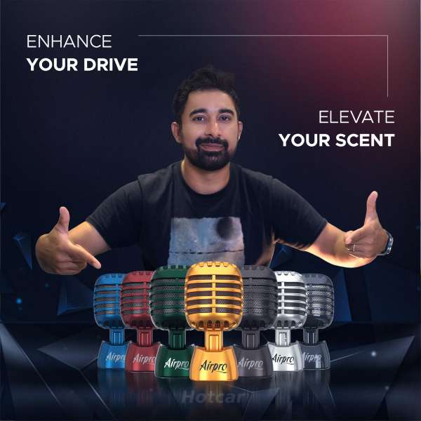 Airpro Mic Man Car Perfume (Gold Bliss)