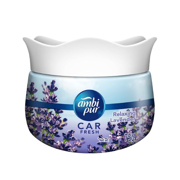 Ambi Pur Car Freshener Gel Relaxing Lavender 75 g (Set of 2 Packets)