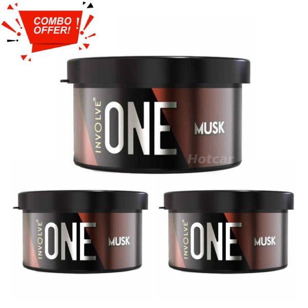 Involve One Musk Car Perfume - Set of 3 Packets